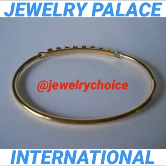 🆕14K Gold Filled Great Sparkling Crystal Bangle. - Picture 10 of 12